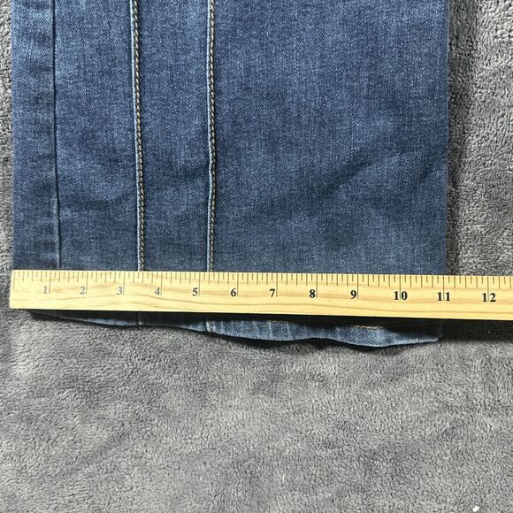 Classic Blue Flared Women's Jeans - Picture 8 of 16